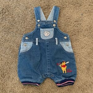 3-6 Mo Whinnie The Pooh Overalls